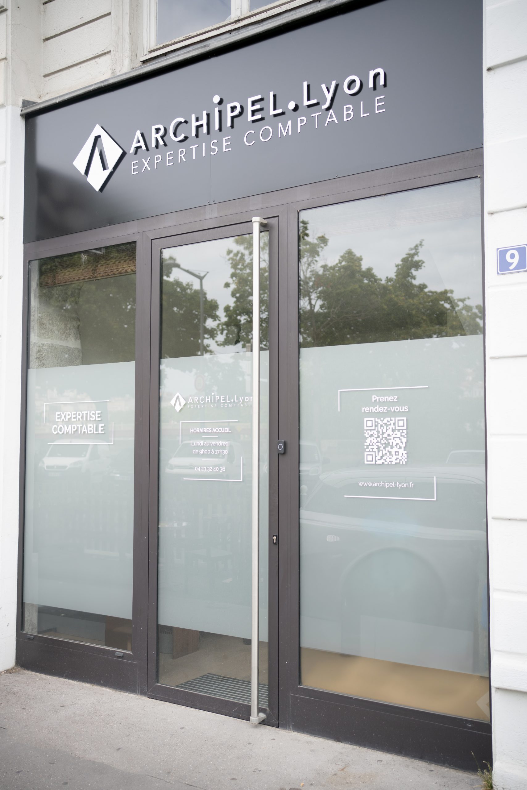 Façade du cabinet Archipel Lyon