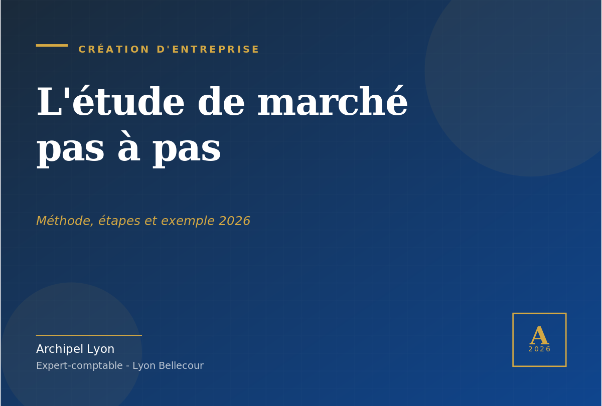Cover article Étude de marché guide complet 2026 - Archipel Lyon expert-comptable Bellecour