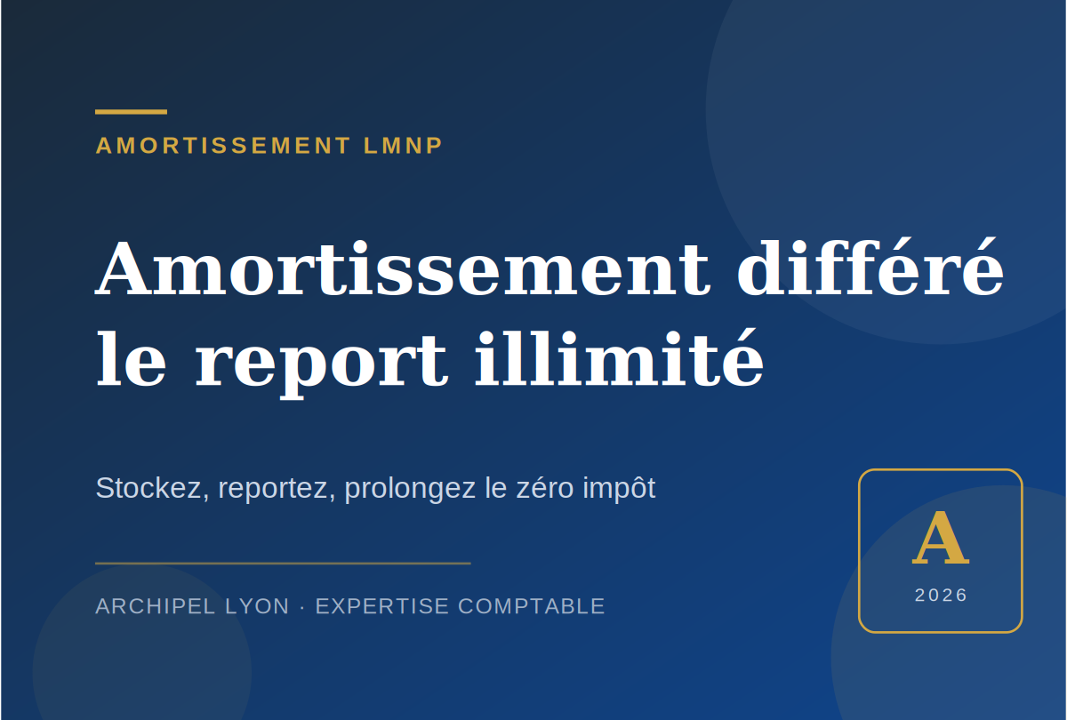 Amortissement différé en LMNP : le report illimité expliqué
