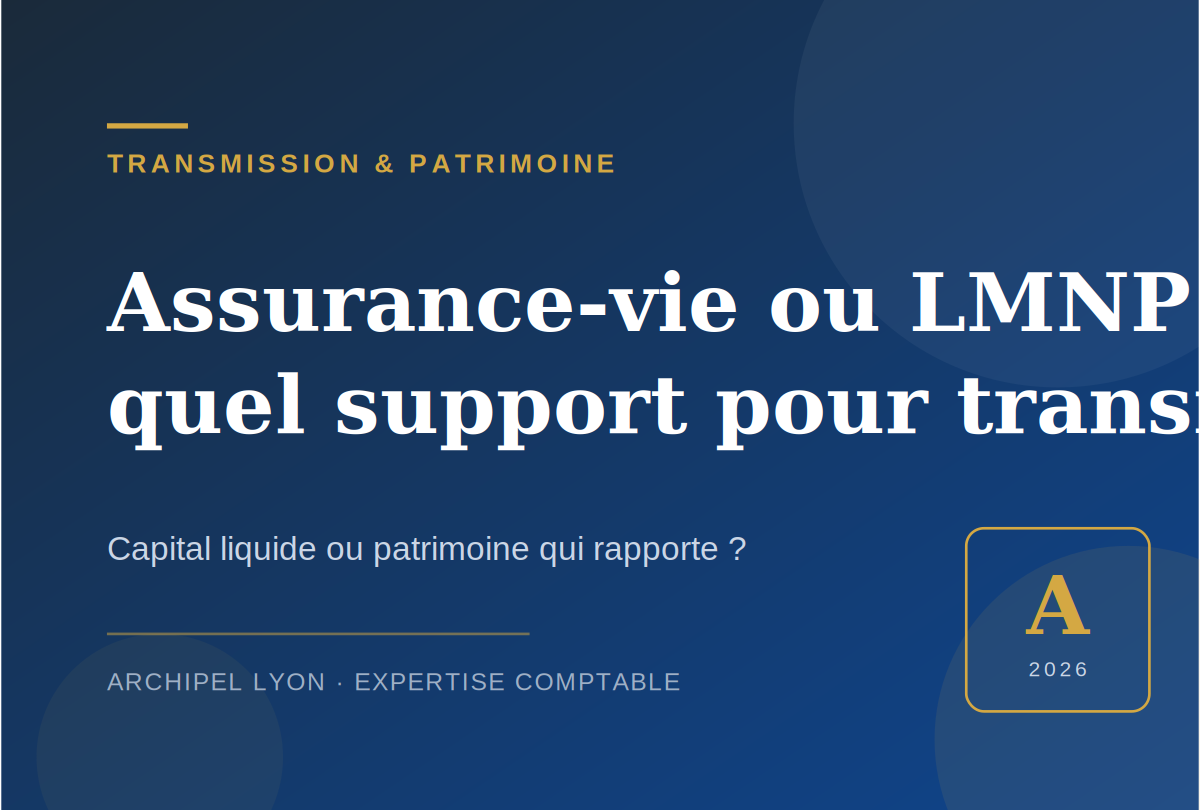 Assurance-vie ou LMNP : quel support pour transmettre ?