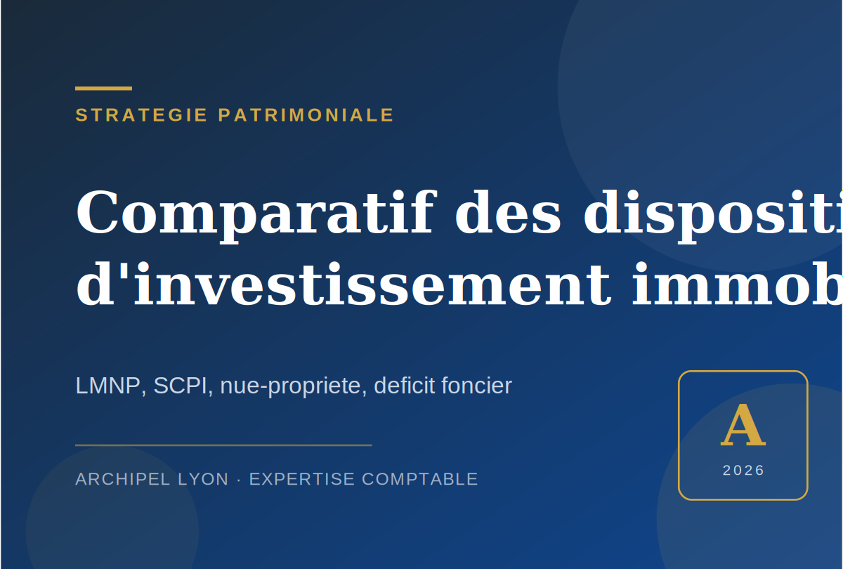Comparatif des dispositifs d&rsquo;investissement immobilier 2026