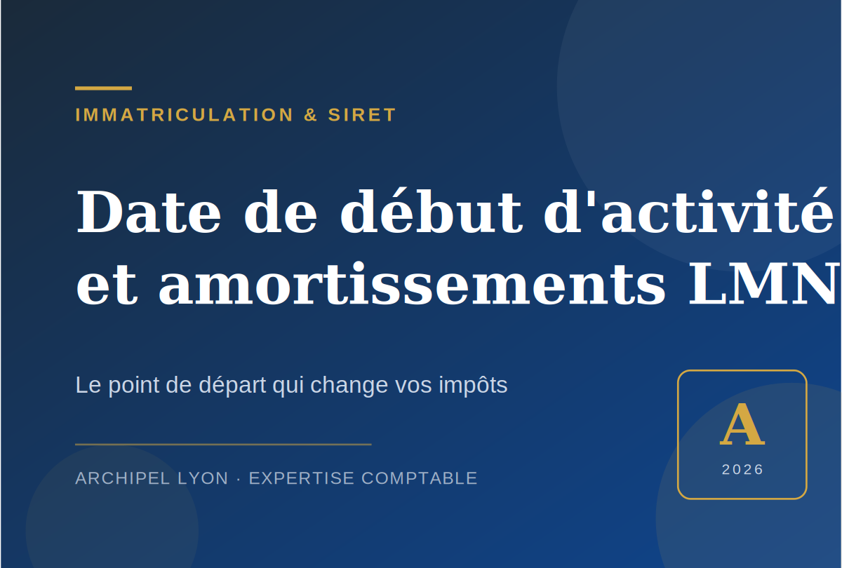 Date de début d&rsquo;activité LMNP : quel impact sur vos amortissements ?