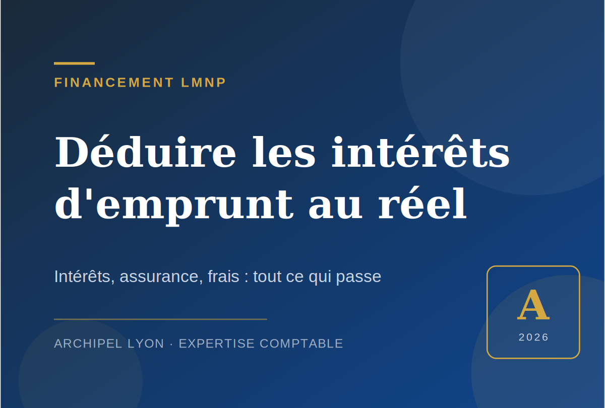 Déduire les intérêts d’emprunt au régime réel LMNP