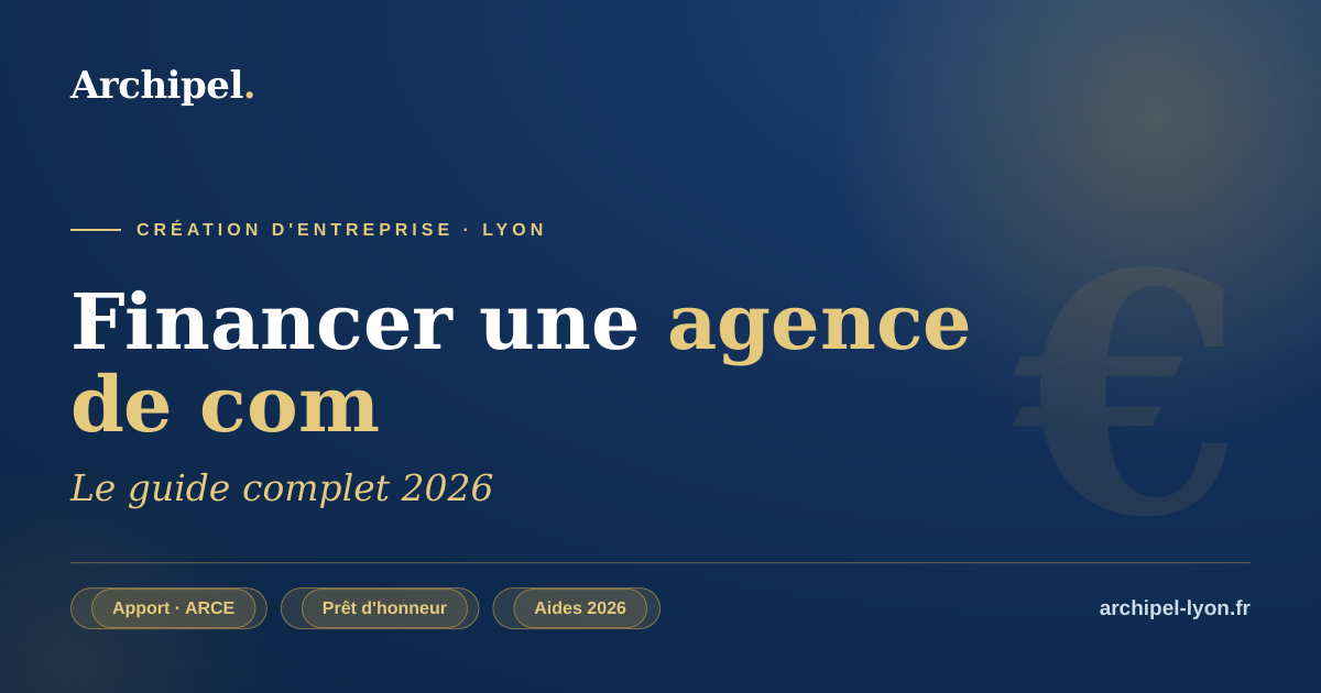 Financer une agence de com : le guide complet 2026
