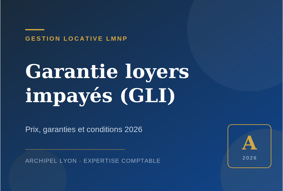 Garantie loyers impayés (GLI) en LMNP : prix et conditions 2026