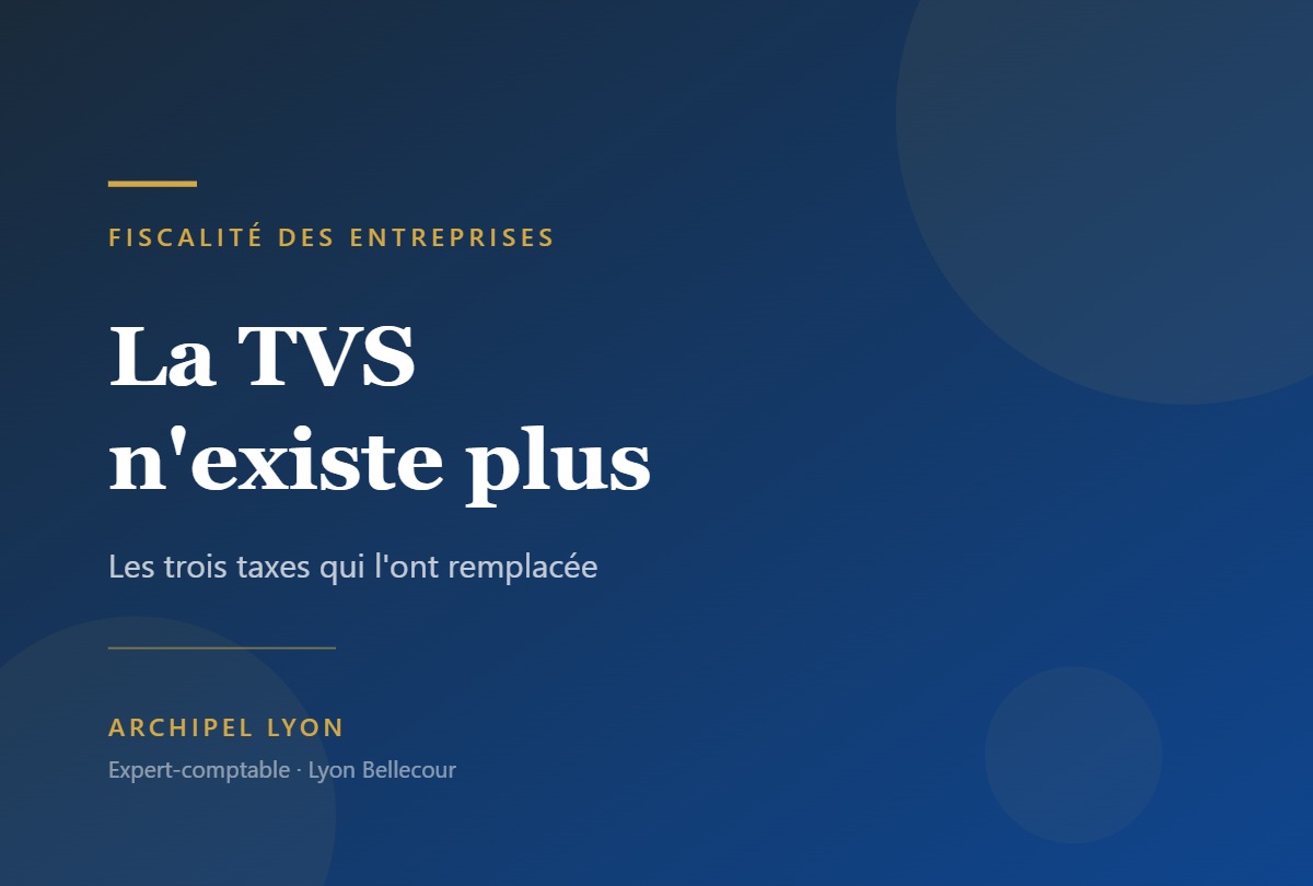 TVS supprimée : les taxes sur l'affectation des véhicules — Archipel Lyon, expert-comptable